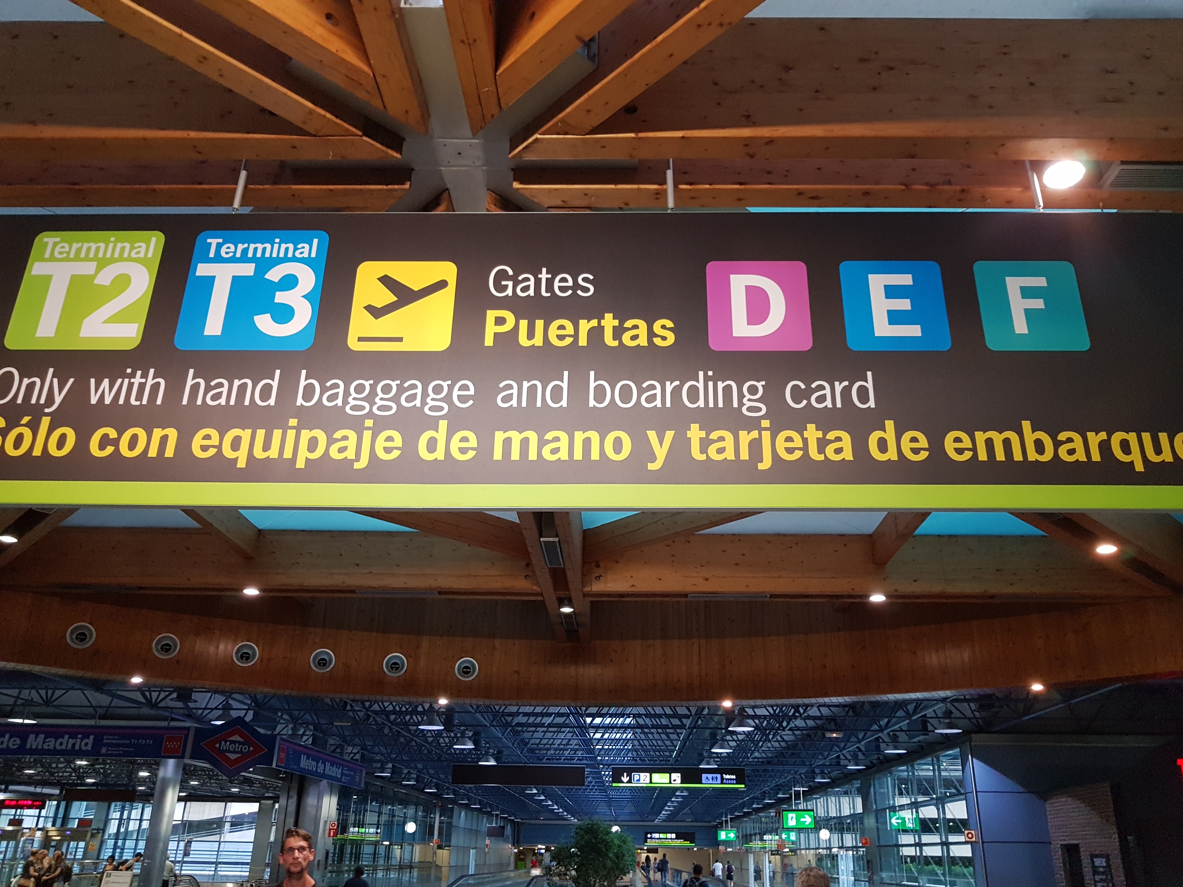 El aeropuerto de Madrid